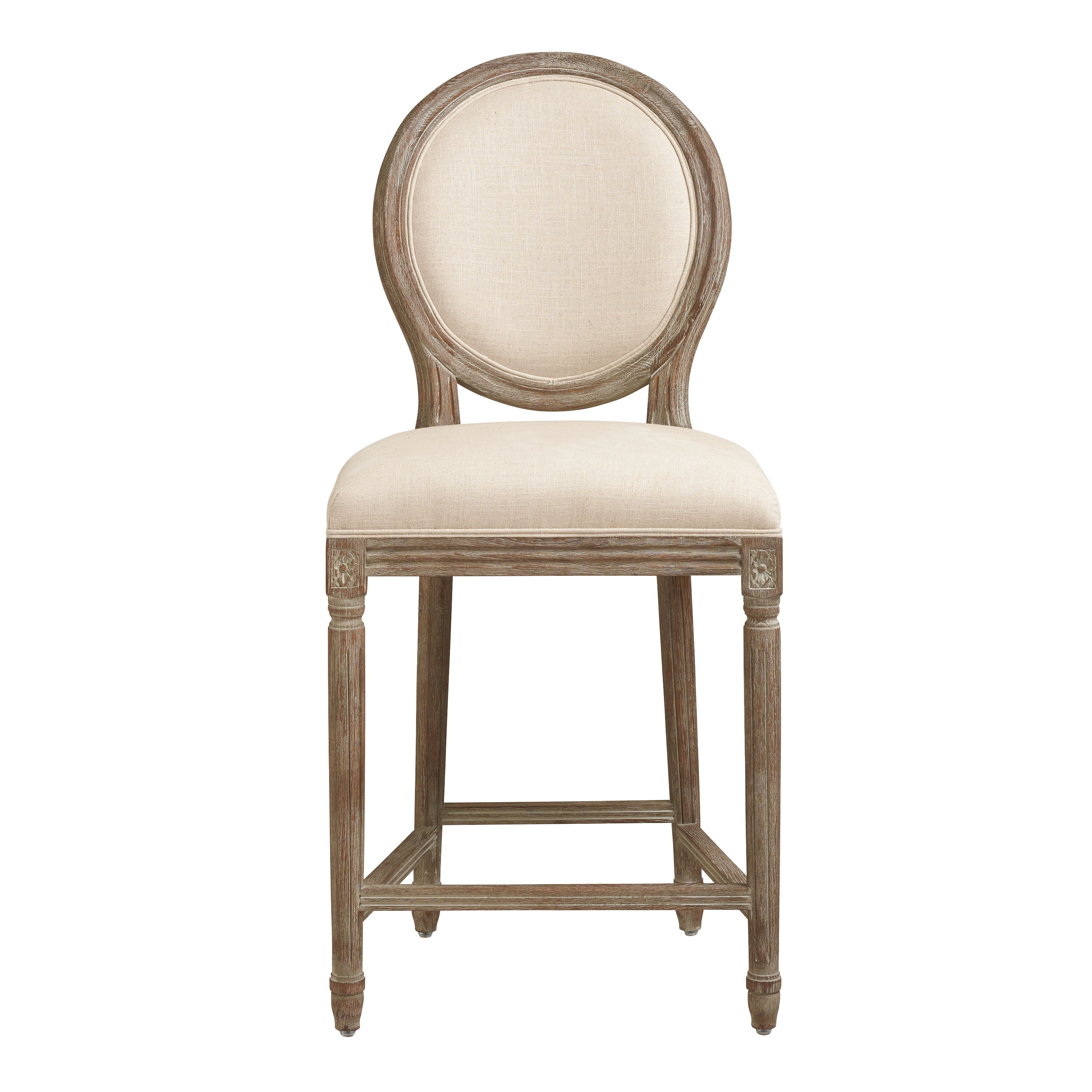 Round back paige upholstered hot sale barstool
