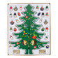 Wood Christmas Tree With Ornaments Tabletop Decor Kit image number 1