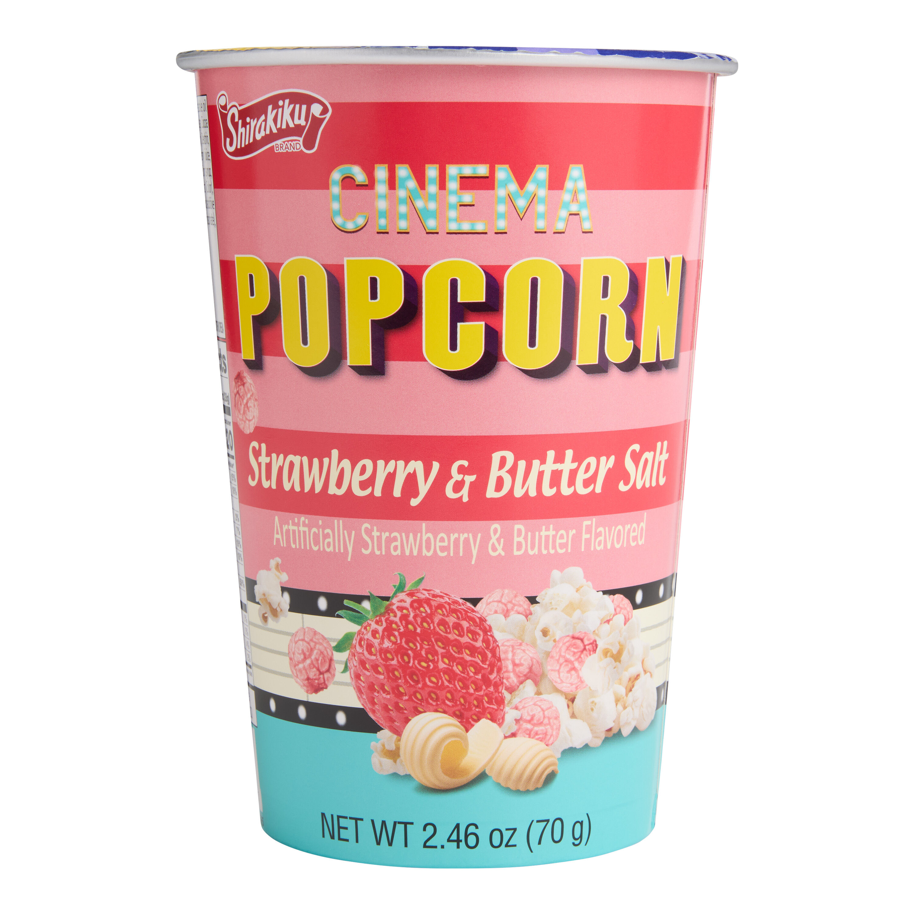 Shirakiku Cinema Strawberry and Butter Popcorn image number 0