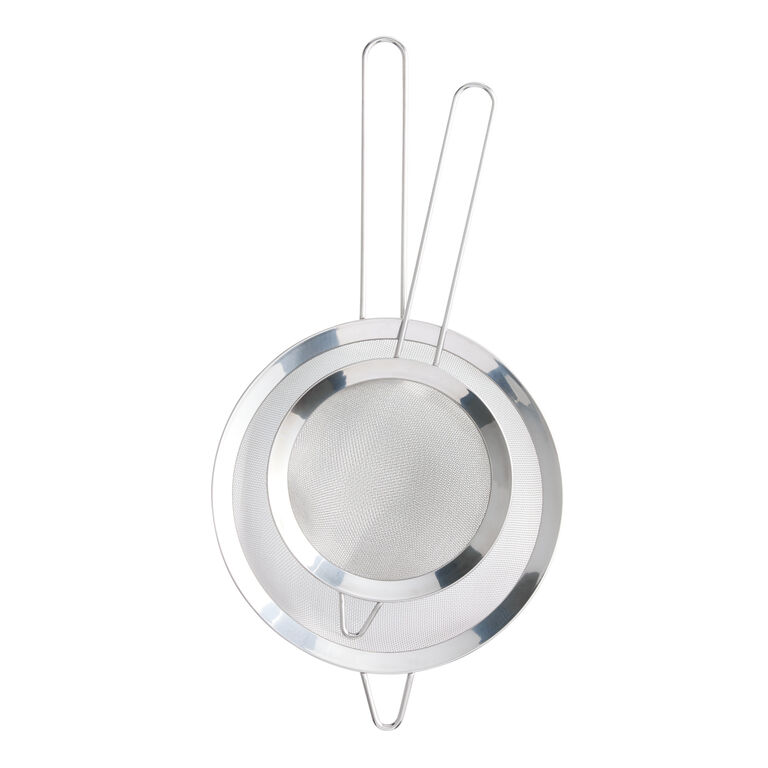Metal Mesh Strainers 2 Pack image number 1