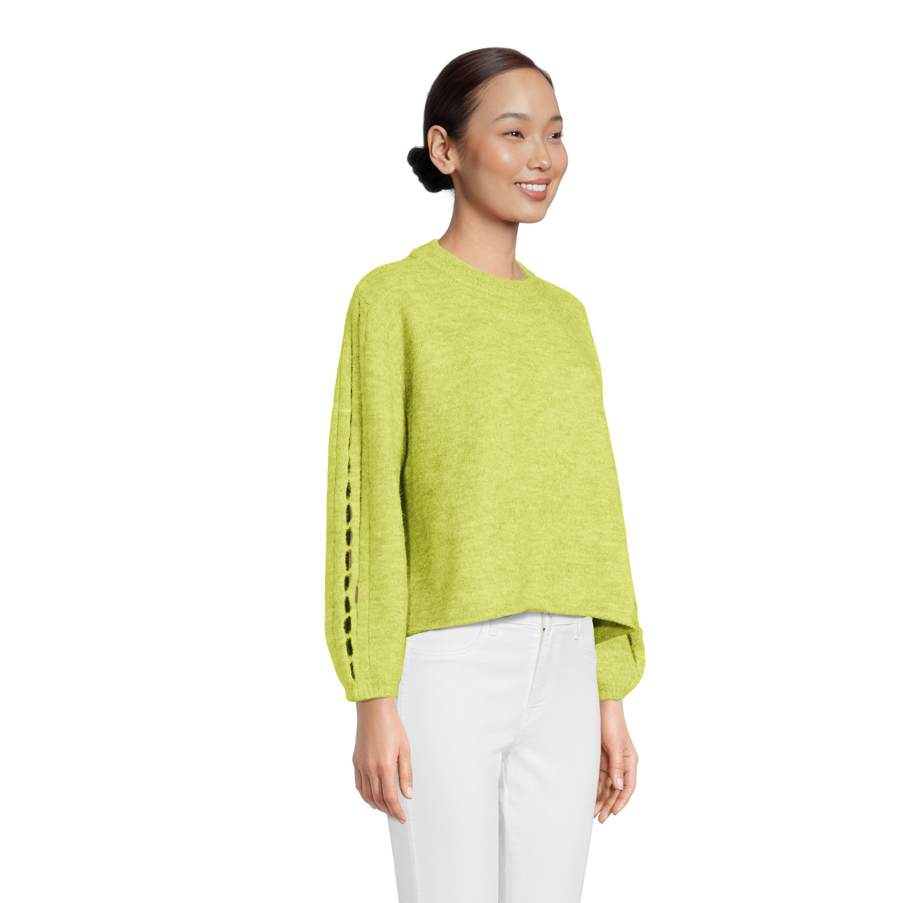 Cutout sleeve sweater online