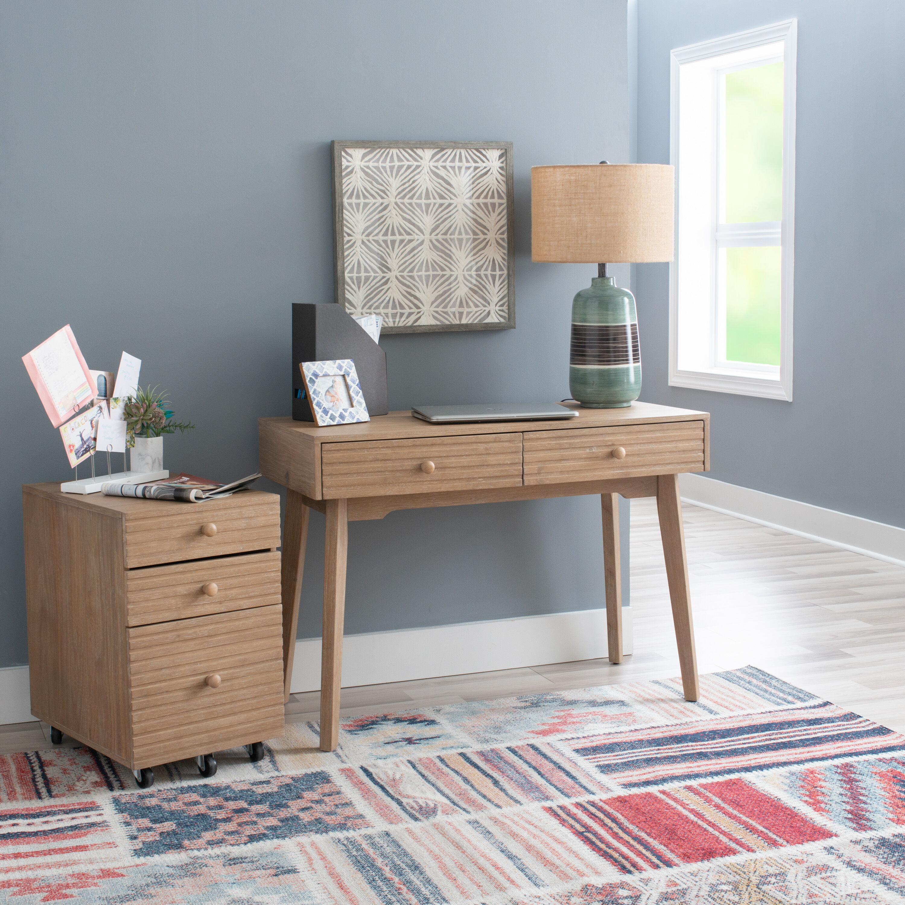 World market mid century outlet desk