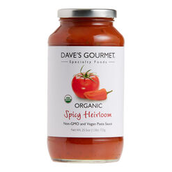 Dave's Gourmet Organic Spicy Heirloom Marinara Pasta Sauce