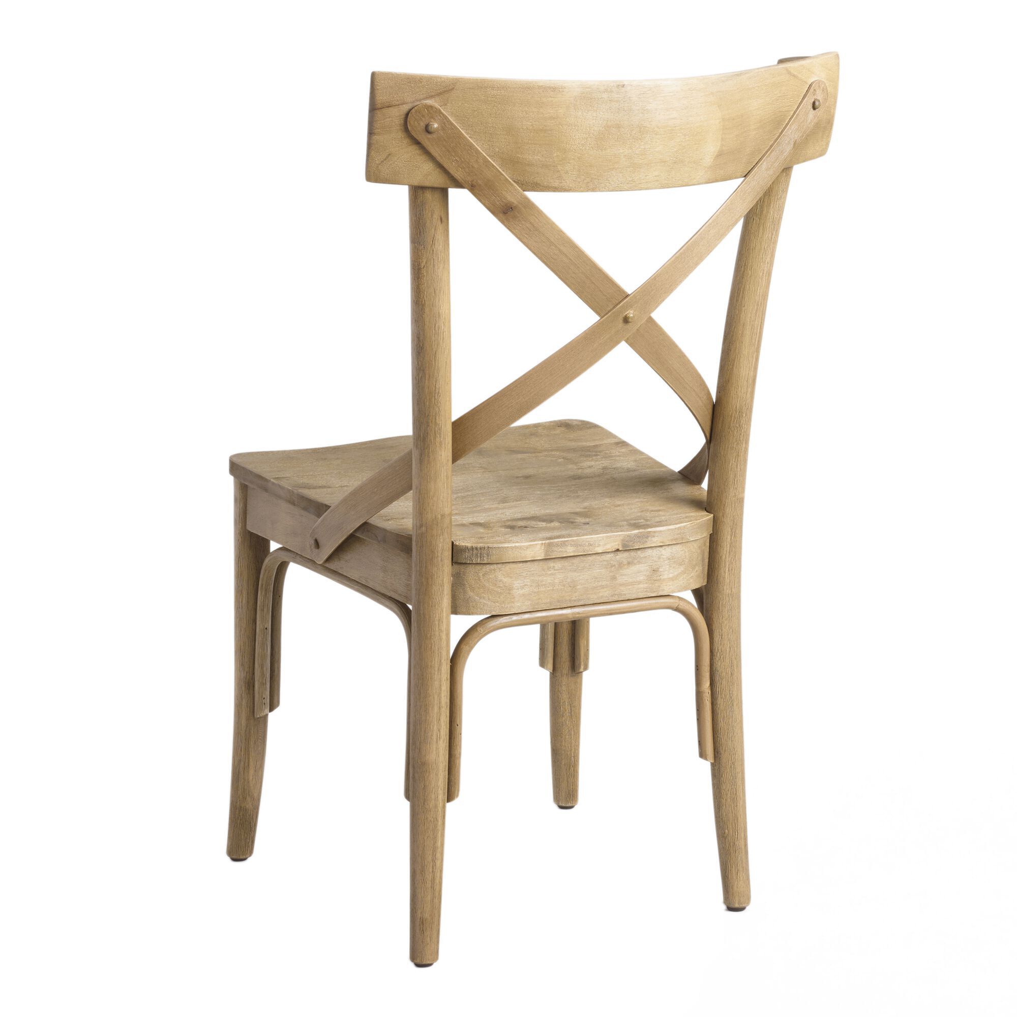 Bistro Distressed Wood Dining Chair Set of 2 image number 4