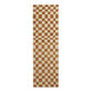 Cedar Terracotta and Ivory Checkered Wool Area Rug image number 2