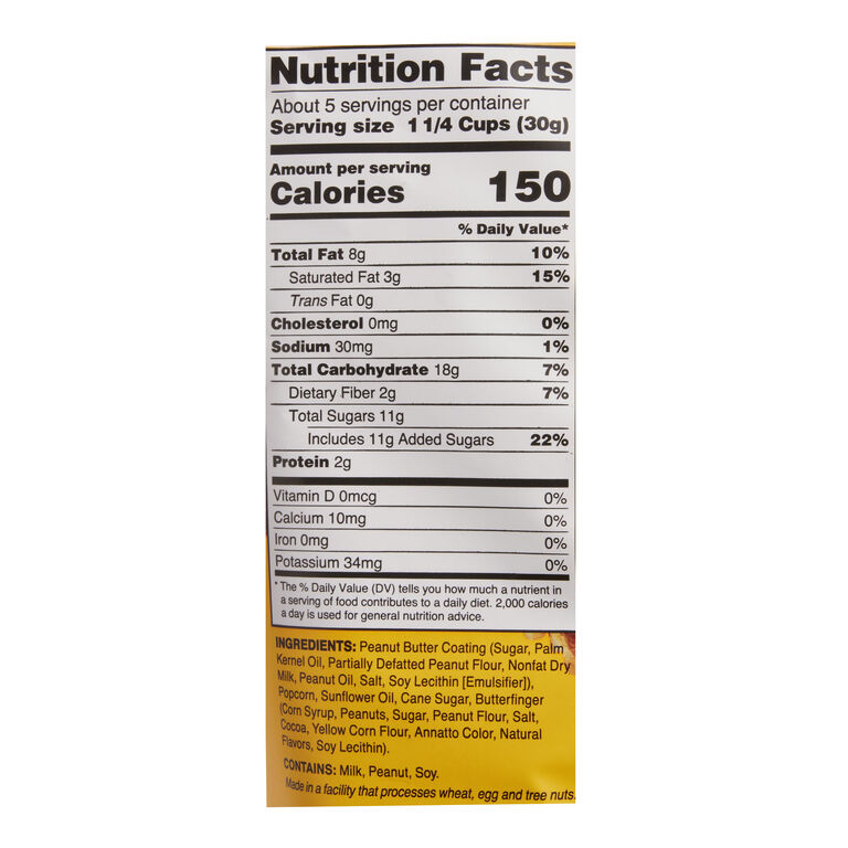 Peanut M&ms Product Label With Nutrition Information - Gumball Machine  Warehouse