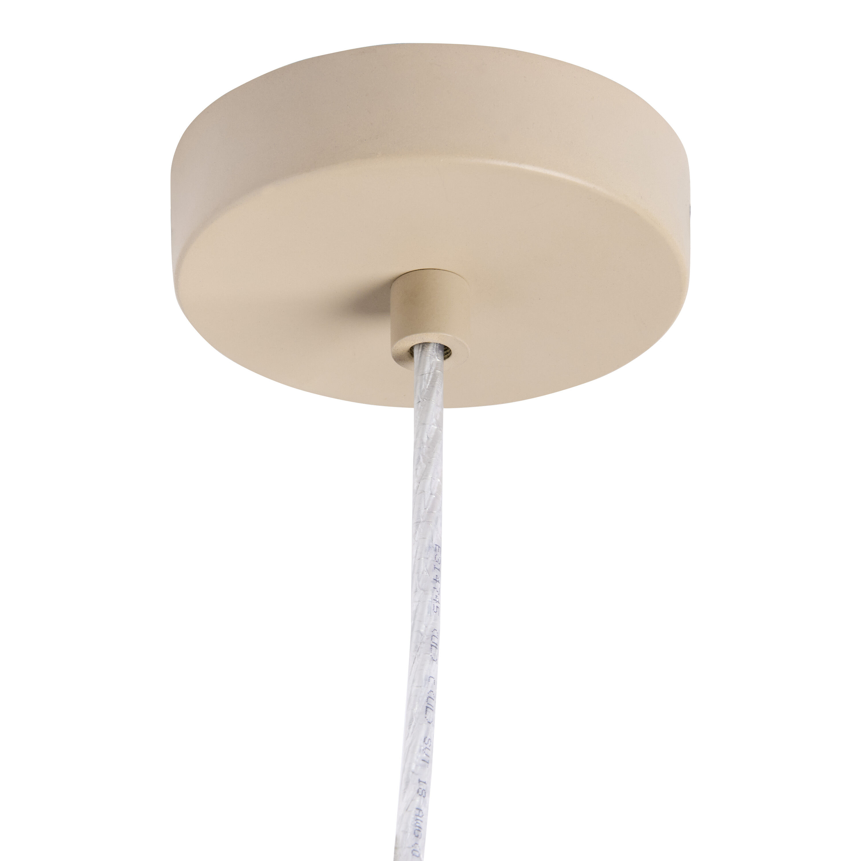 Natural Woven Rattan and Cream Metal Floral Pendant Lamp World Market