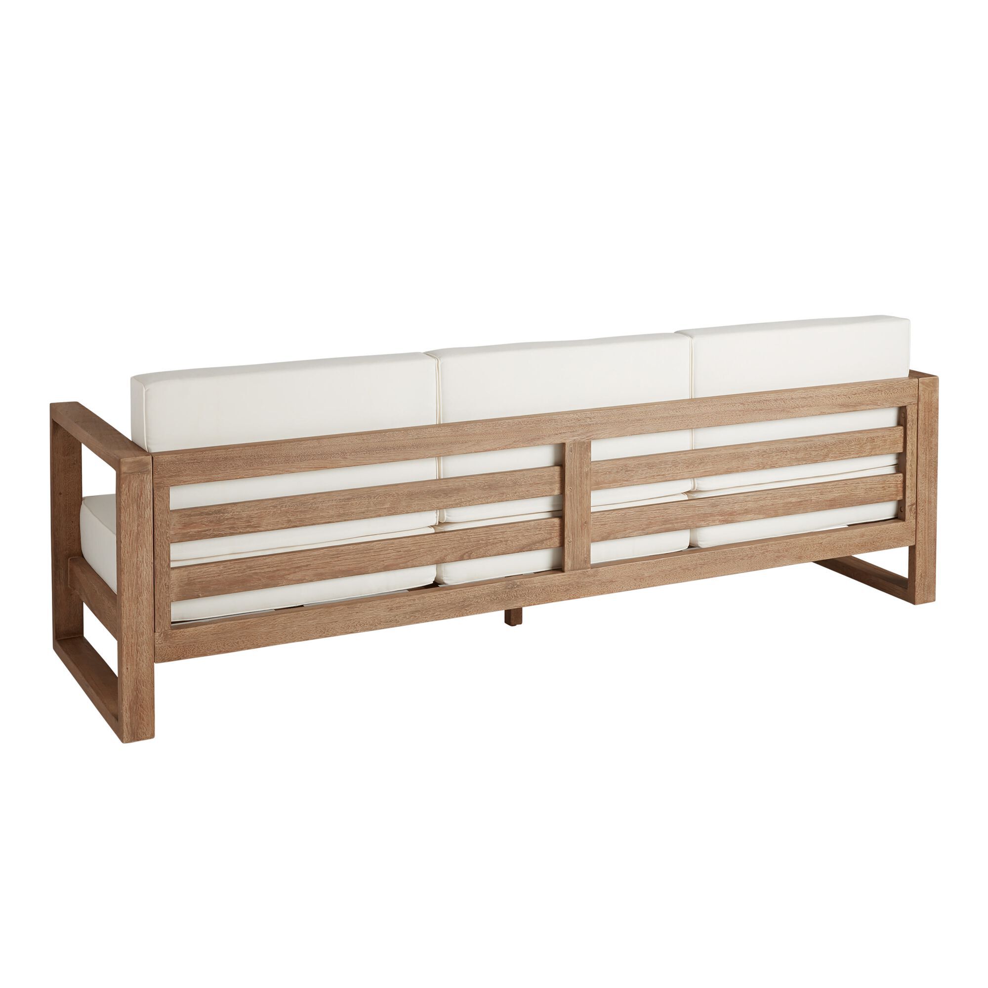 Light brown eucalyptus segovia best sale 3 seater outdoor bench