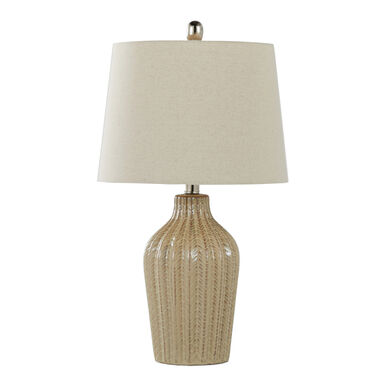 Azul Textured Ceramic Table Lamp 2 Piece Set Azul Textured Ceramic Table Lamp 2 Piece Set