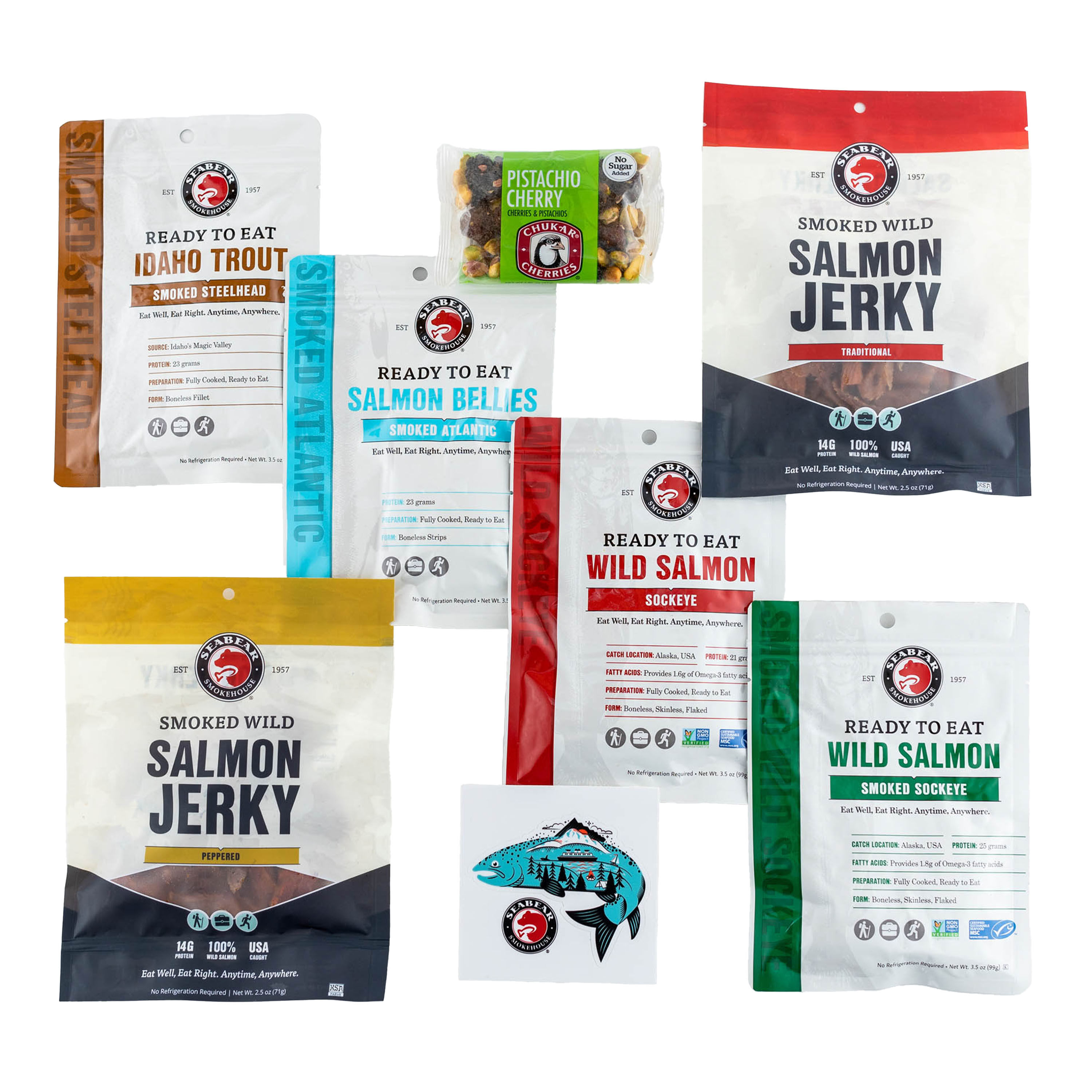 SeaBear Power Up Collection Ready to Eat Fish Gift Box