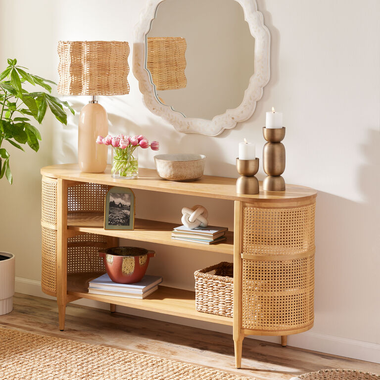 Phoebe Blush Blown Art Glass Table Lamp Base image number 2