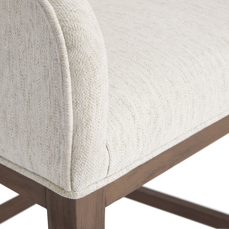 Arden Natural Upholstered Counter Stool image number 5