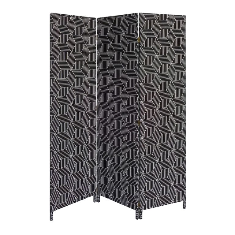3 Panel Beige And Blue Soft Fabric Finish Room Divider 3 Panel Beige And Blue Soft Fabric Finish Room Divider