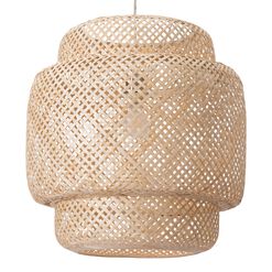 Adams Natural Bamboo Woven Pendant Lamp
