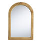 Natural Mango Wood Dome Wall Mirror image number 0