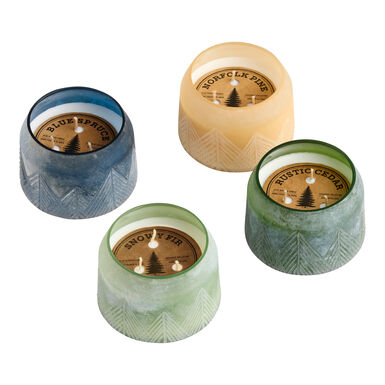 Etched Tree 3 Wick Scented Candle Etched Tree 3 Wick Scented Candle