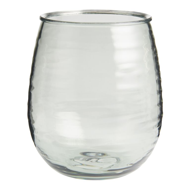 Alfresco Textured Acrylic Stemless Wine Glass Set Of 4 - World Market