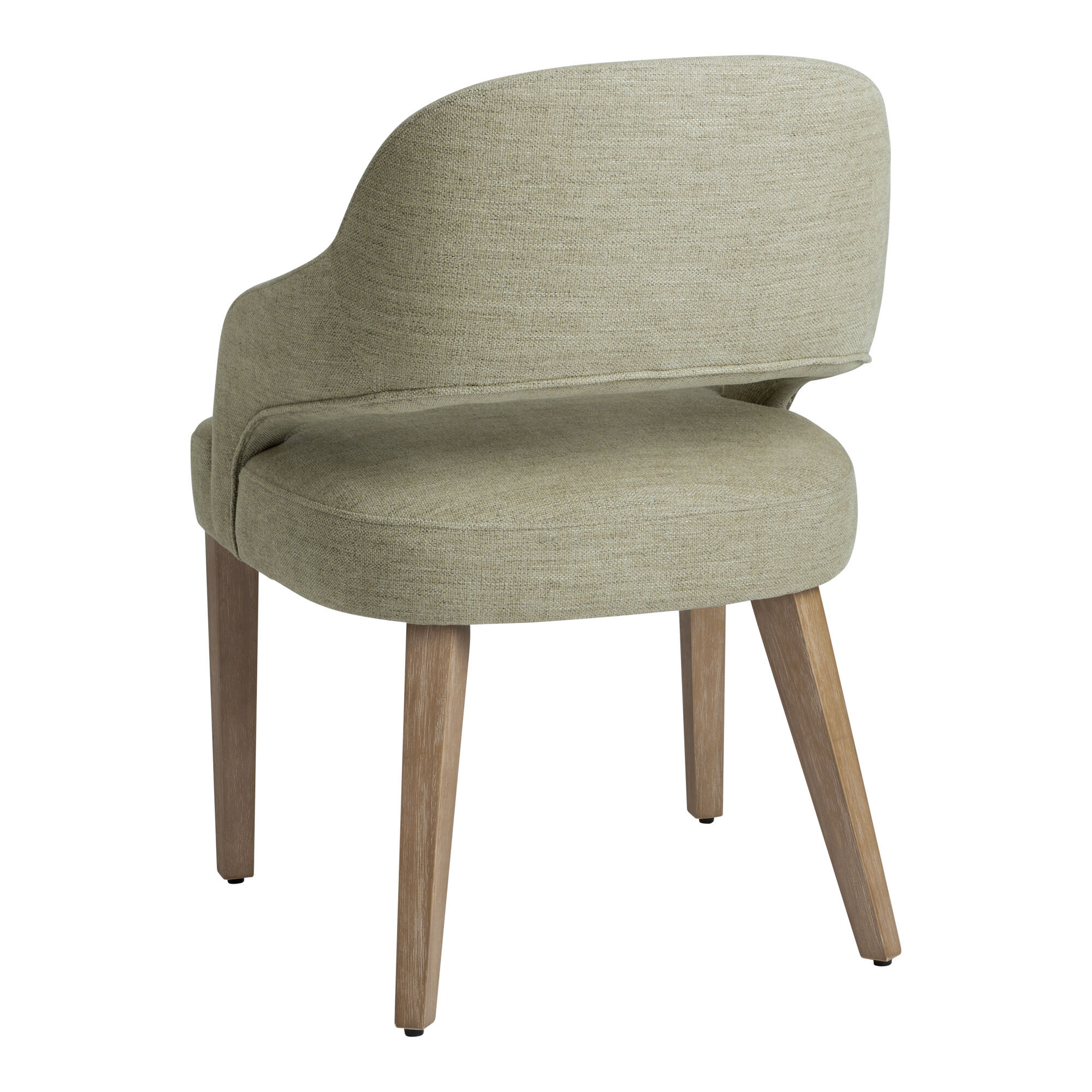 Killian Floating Cutout Back Upholstered Dining Armchair World Market