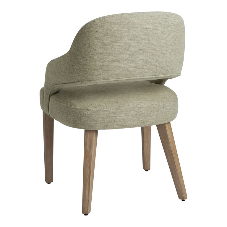 Killian Floating Cutout Back Upholstered Dining Armchair image number 4