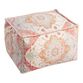 Rectangular Vintage Rug Print Pouf image number 0