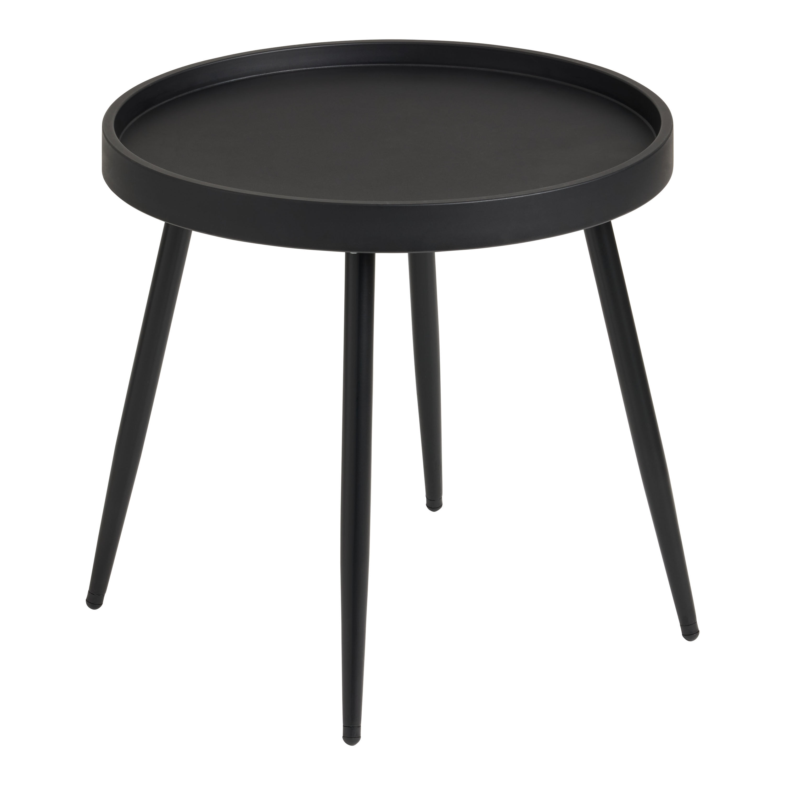 Salina Round Plastic Outdoor Side Table