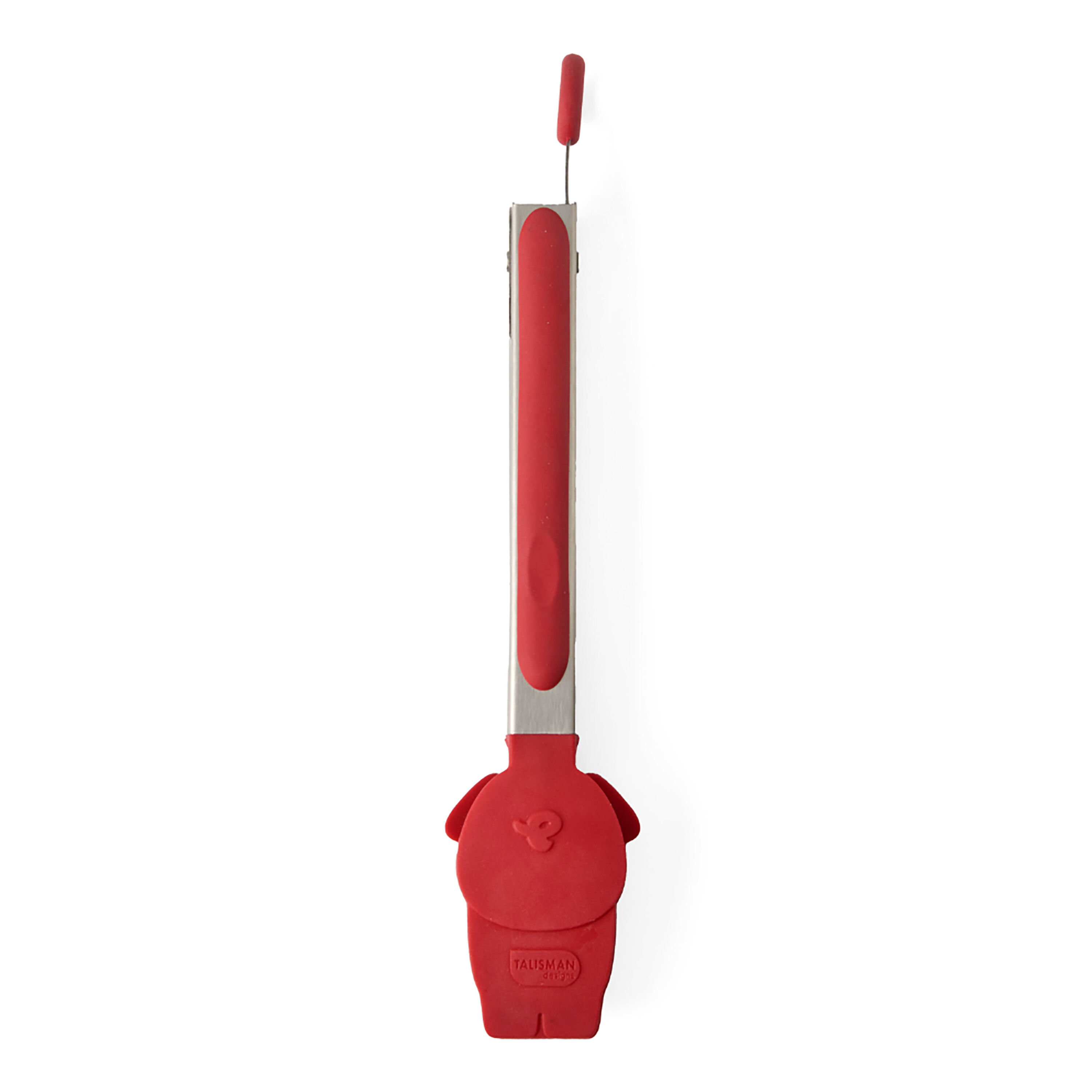 Talisman Red Silicone and Stainless Steel Bacon Tongs image number 3