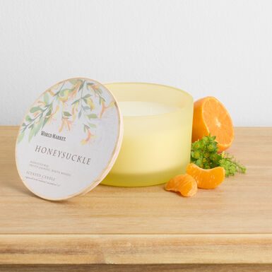 Botanical Honeysuckle 3 Wick Scented Candle Botanical Honeysuckle 3 Wick Scented Candle