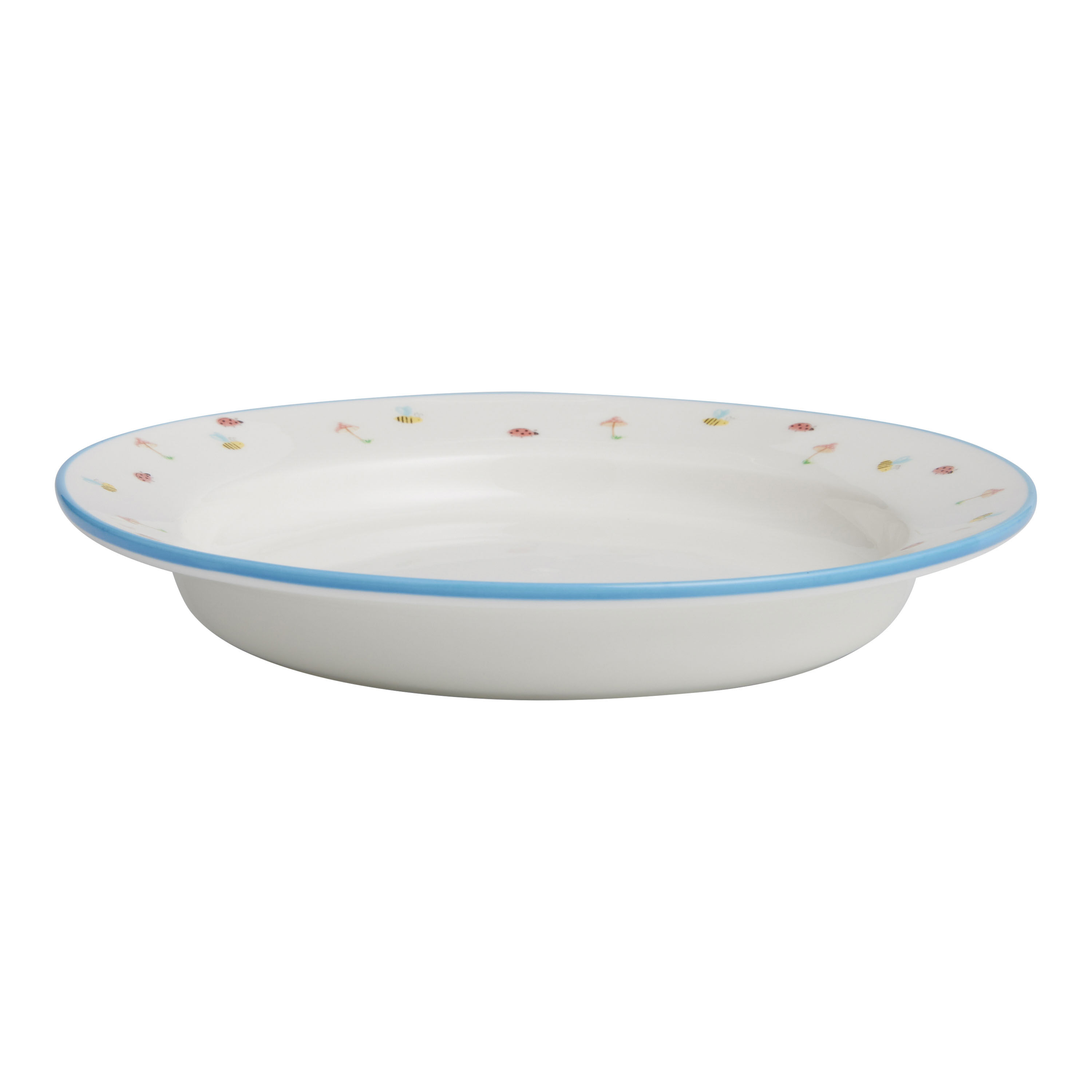 Bunny And Friends Blue Rim Appetizer Plate image number 2