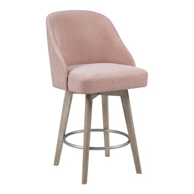Janine Upholstered Swivel Counter Stool Janine Upholstered Swivel Counter Stool
