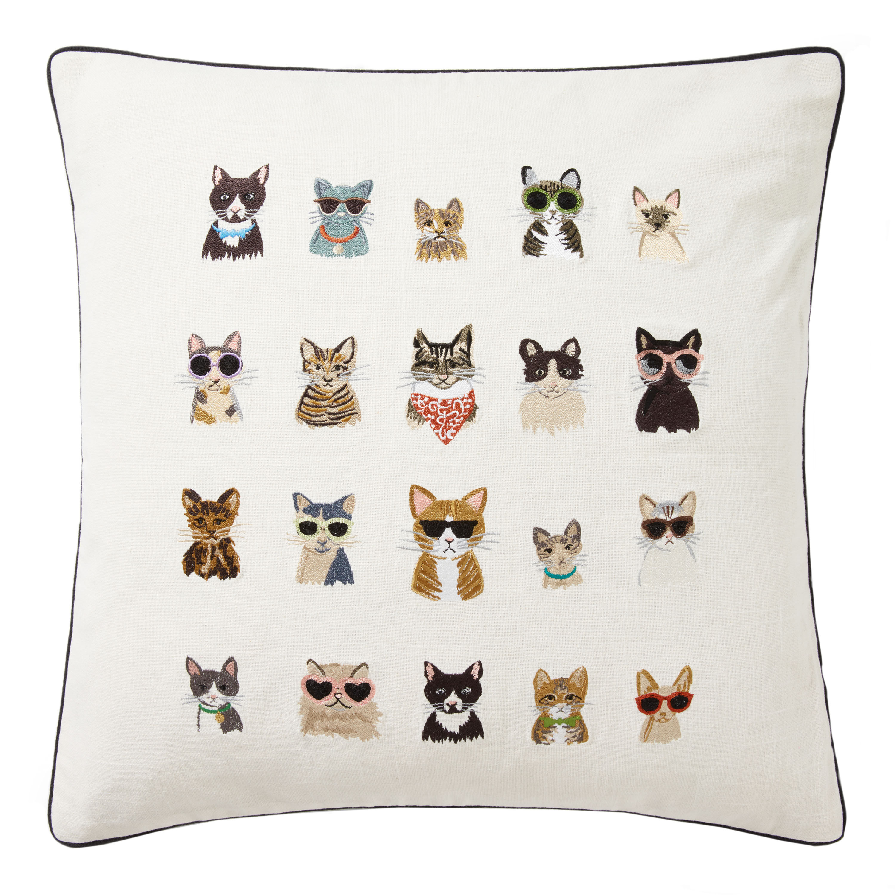 Cat cushion top pillow