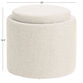Thompkins Round Basketweave Upholstered Storage Ottoman image number 4