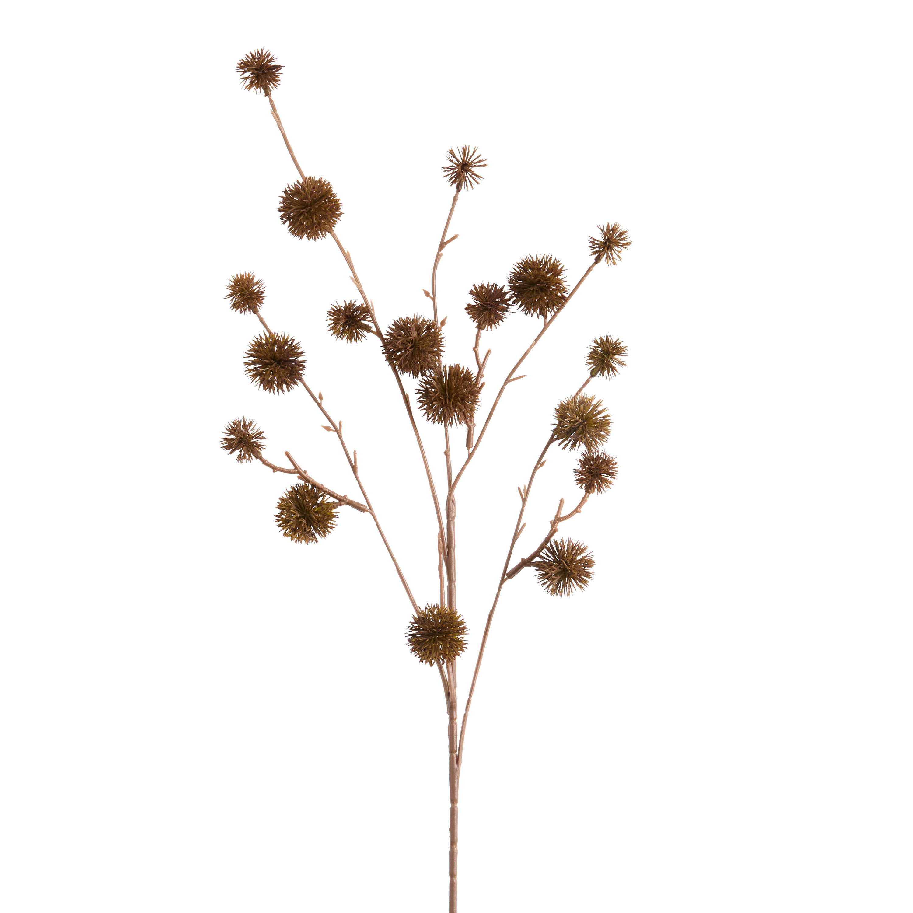 Faux Fall Thistle Spray