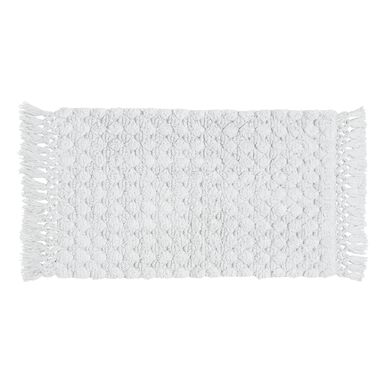 Light Gray Woven Dot Bath Mat Light Gray Woven Dot Bath Mat