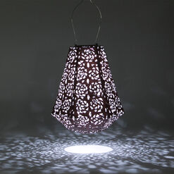 Prism Rose Fabric Solar LED Lantern