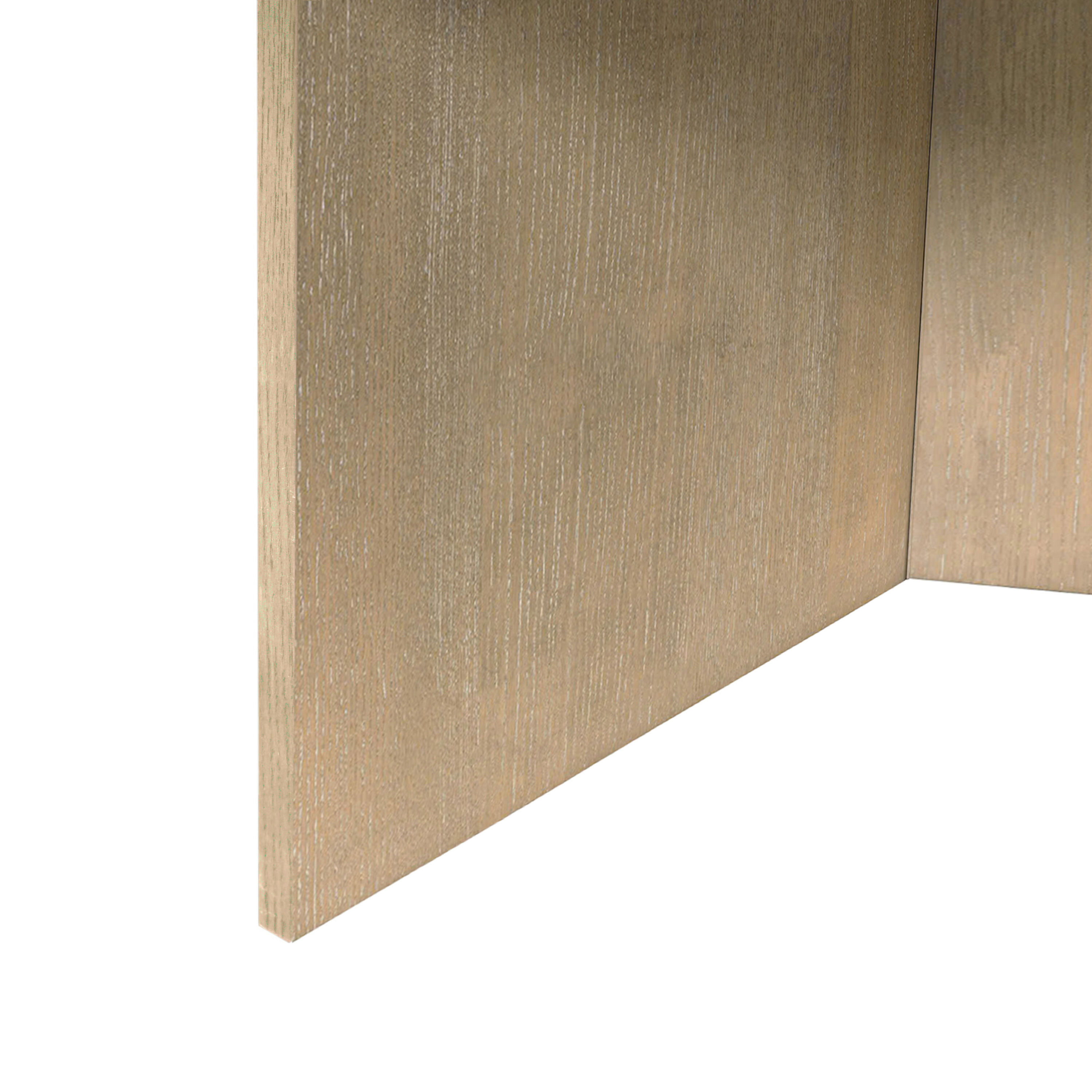 Somerville Round Wood Partition Base Coffee Table image number 4