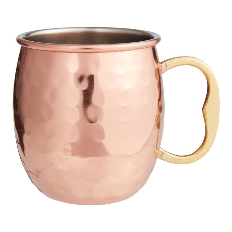 Moscow Mule Hammered Copper Stainless Steel Mug - World Market