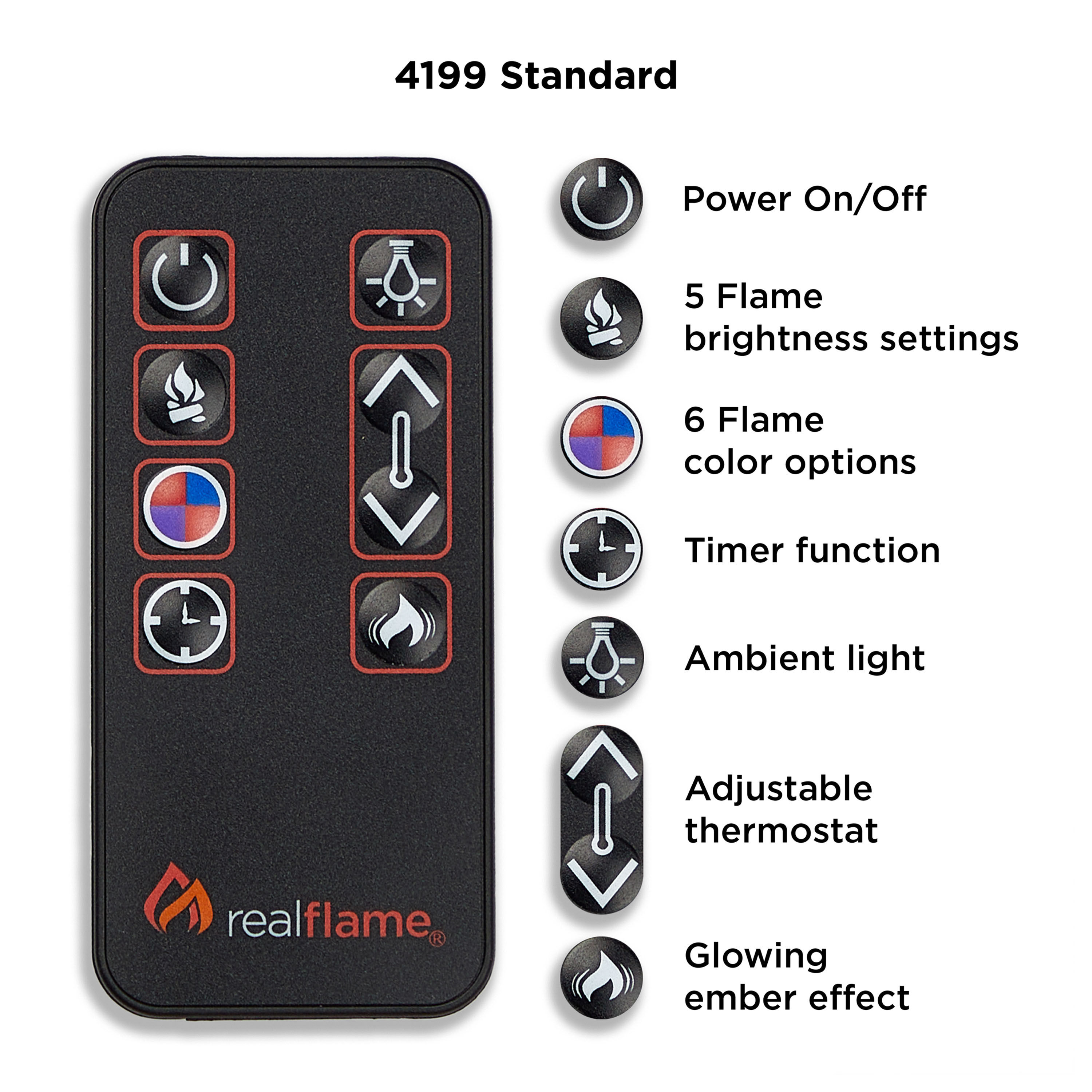 Clearville White Wood Electric Fireplace Mantel image number 5