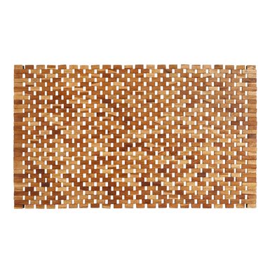 Teak Wood Bath Mat Teak Wood Bath Mat