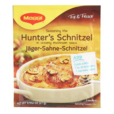 Maggi Hunter's Schnitzel in Mushroom Sauce Seasoning Mix Maggi Hunter's Schnitzel in Mushroom Sauce Seasoning Mix