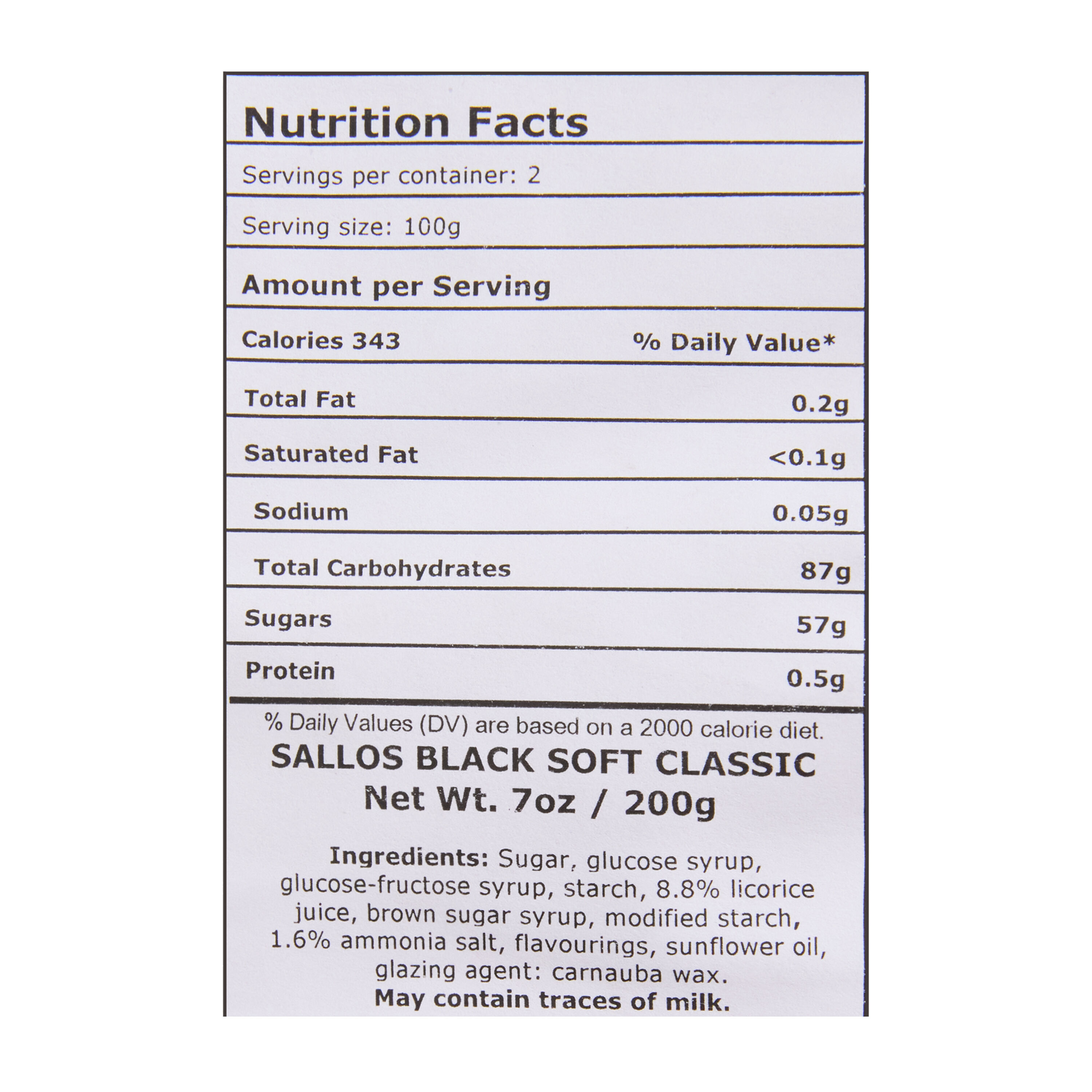 Sallos Classic Black Licorice