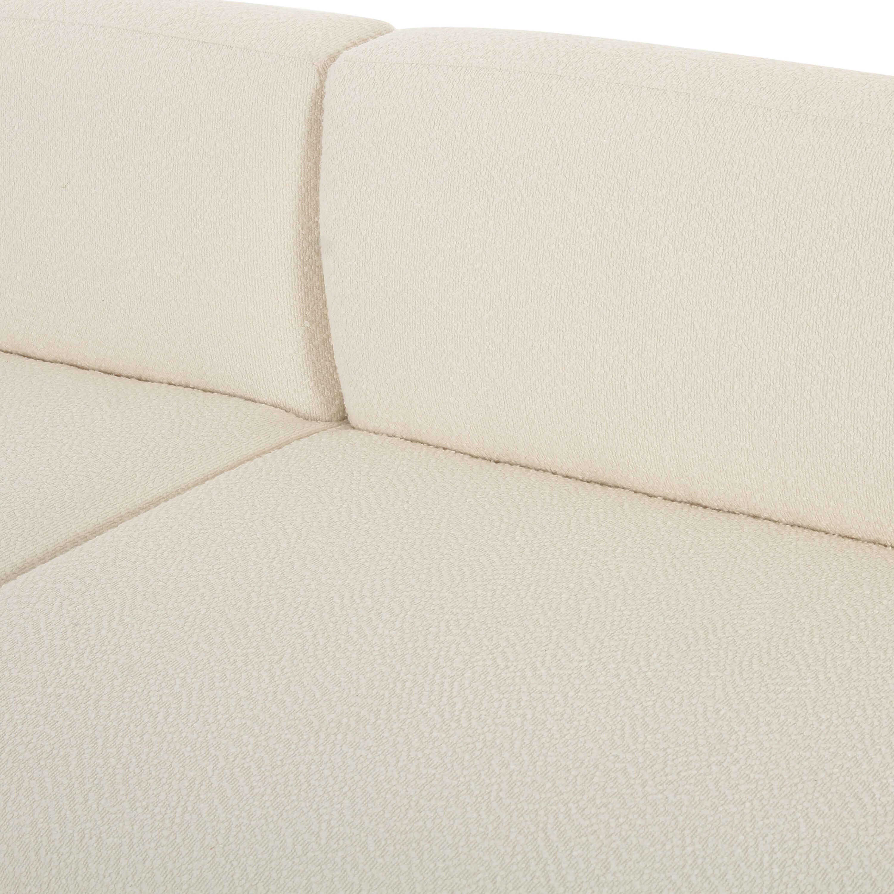 Artemisa Neutral Curved Modern Sofa image number 4