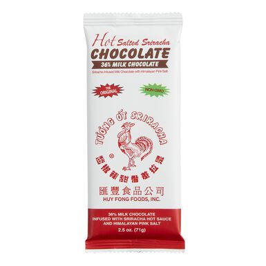 Hot Salted Sriracha Milk Chocolate Bar Hot Salted Sriracha Milk Chocolate Bar