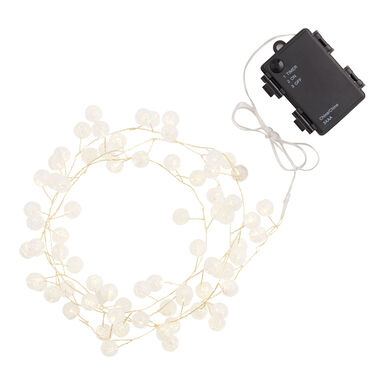 Crackle Orb Micro LED Battery Operated String Light Garland Crackle Orb Micro LED Battery Operated String Light Garland