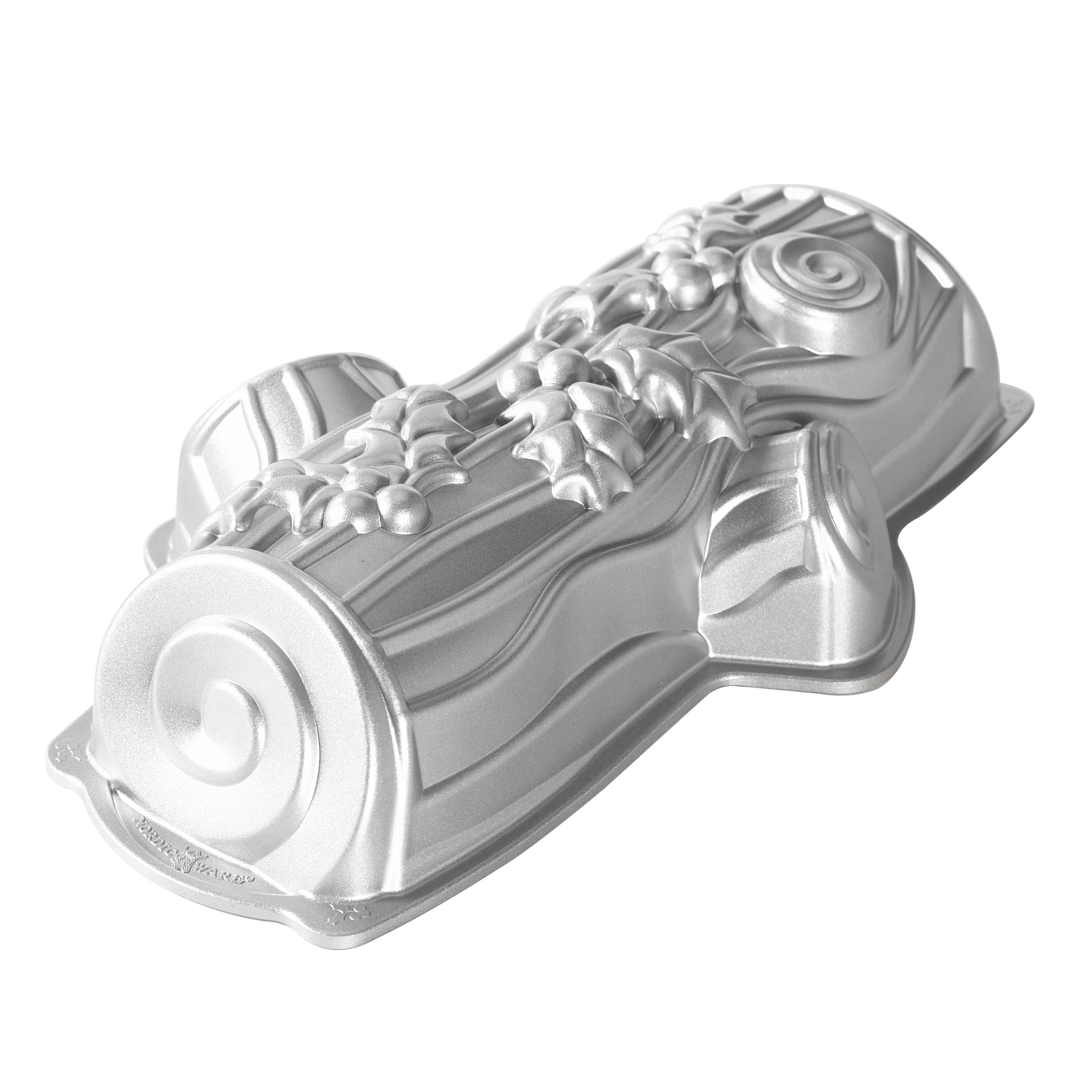 Nordic Ware Cast Aluminum Buche De Noel Yule Log Cake Pan image number 0