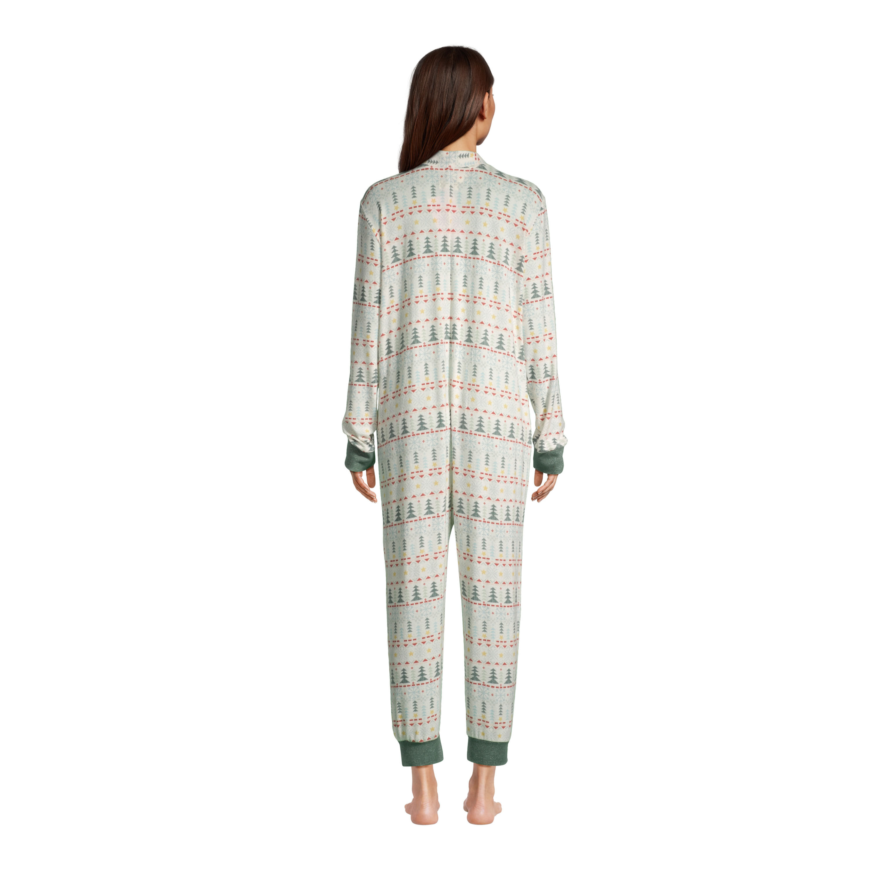 Ivory Fair Isle Onesie Pajamas
