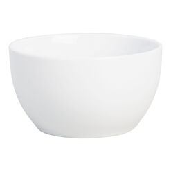Coupe White Porcelain Cereal Bowl Set Of 4