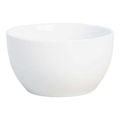 Coupe White Porcelain Cereal Bowl Set Of 4 Coupe White Porcelain Cereal Bowl Set Of 4