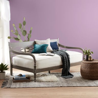 Antique Gray Wood Indonesian Daybed Frame Antique Gray Wood Indonesian Daybed Frame