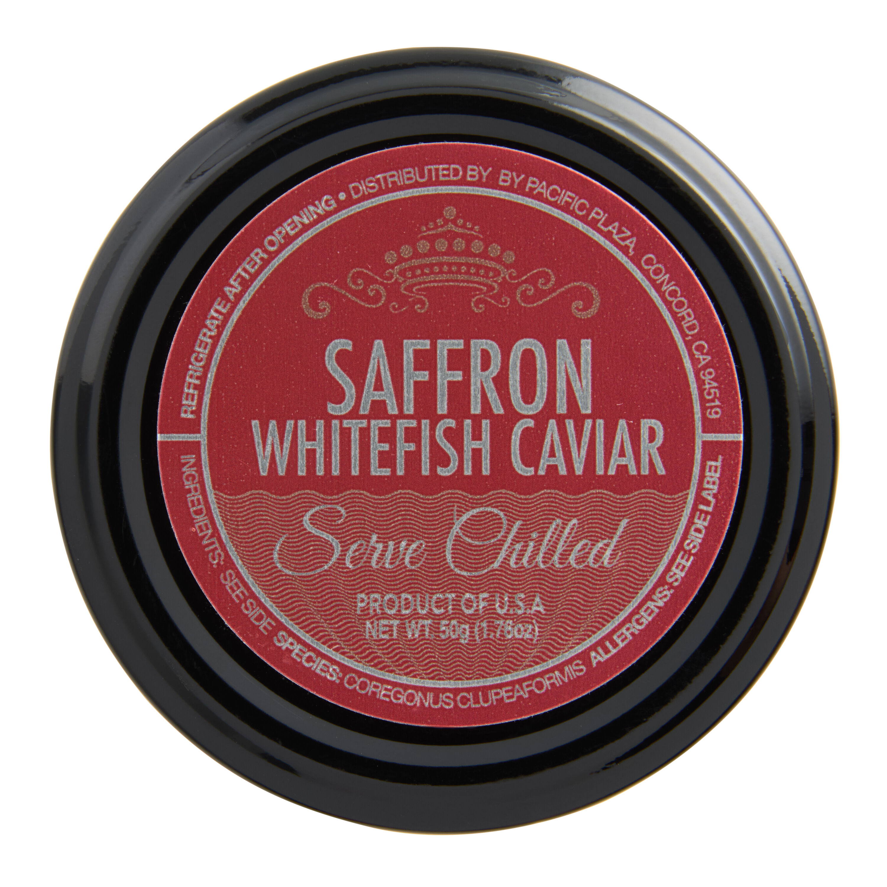 Pacific Plaza Saffron Whitefish Caviar World Market