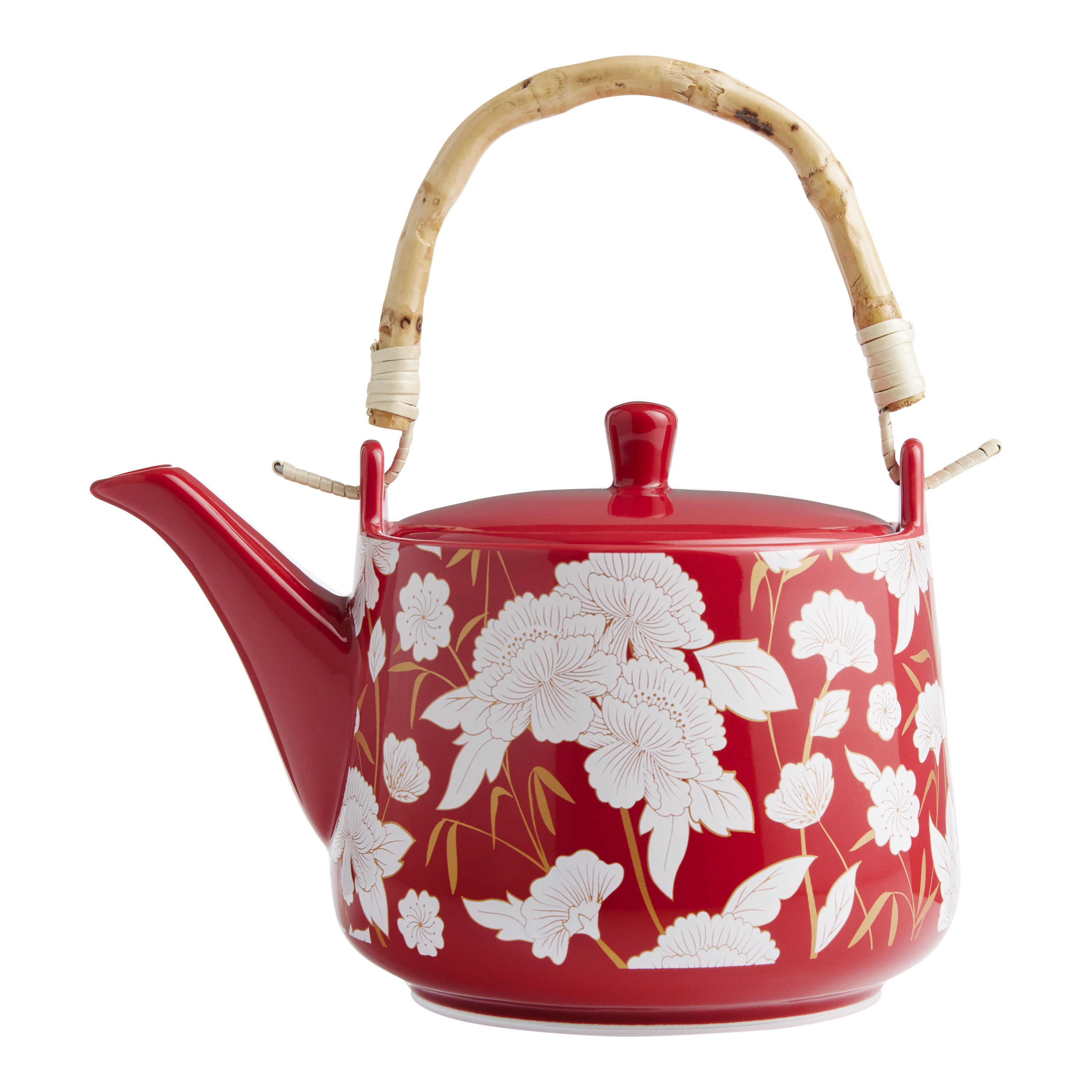 White and deals bamboo kettle